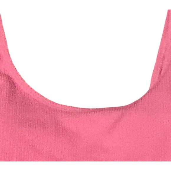 New COTTON-ON Body Scoop Back One-Piece Cheeky Swimsuit Malibu Pink Crinkle XL - Picture 4 of 14